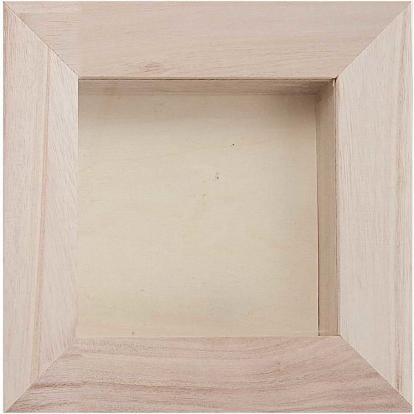 Rico Design 3D-Holz Bilderrahmen 16x16cm