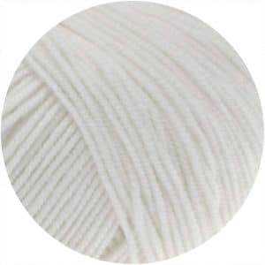 Lana Grossa Cool Wool 50g 160m weiß