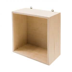 Rico Design Holzbox quadratisch 17x17x10cm