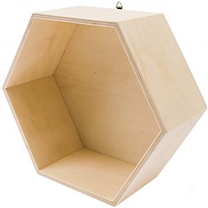 Rico Design Holzbox sechseckig 21