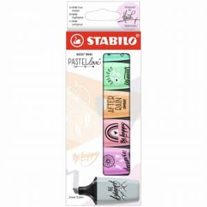 STABILO Textmarker Boss Mini Pastelllove Edition designed by Hannah Rabenstei...