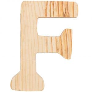 Rico Design Holz-Buchstaben 8cm F