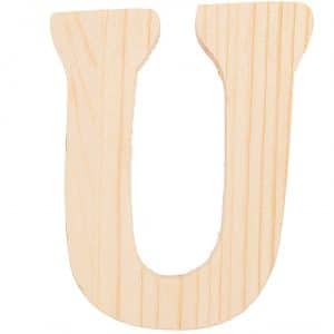 Rico Design Holz-Buchstaben 8cm U