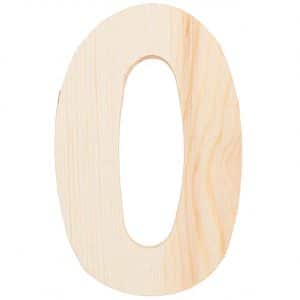 Rico Design Zahlen 8cm Holz 0