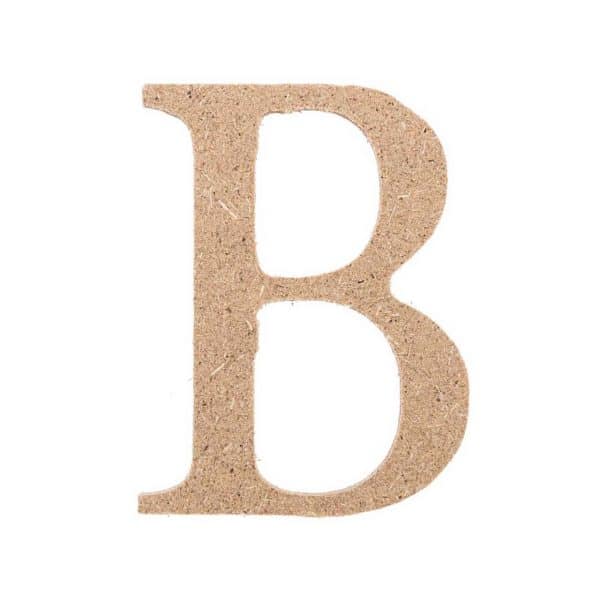 Rico Design MDF Mini Großbuchstabe B