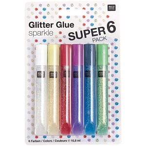 Rico Design Glitter Glue sparkle 6x10