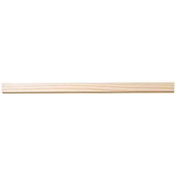 Rico Design Kiefernleiste 50cm quadratisch 10mm/10mm/50cm 2 Stück