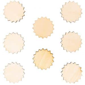 Rico Design Holzdeko-Set Rosette 8teilig