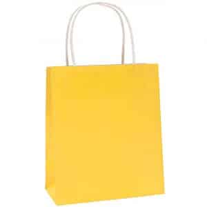 Rico Design Papiertüte gelb 24x31x12 cm