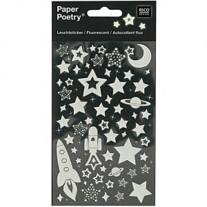 Paper Poetry Leuchtsticker Weltall