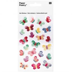 Paper Poetry Gelsticker Schmetterlinge