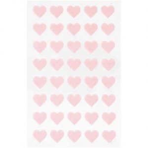 Paper Poetry Filzsticker Herzen klein 1 Blatt rosa
