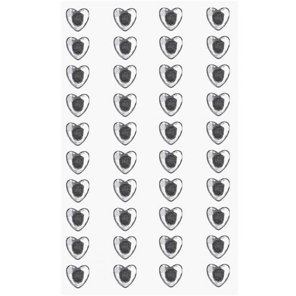 Paper Poetry Strass-Sticker Herzen crystal 8mm