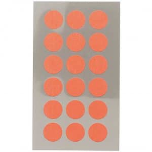 Rico Design Office Sticker Punkte 15mm 4 Bogen neonrot