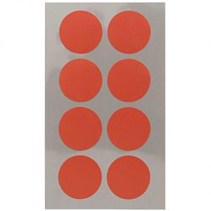 Rico Design Office Sticker Punkte 25mm 4 Bogen rot