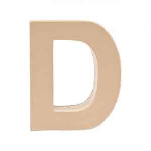 Rico Design 3D Papp-Buchstaben stehend D