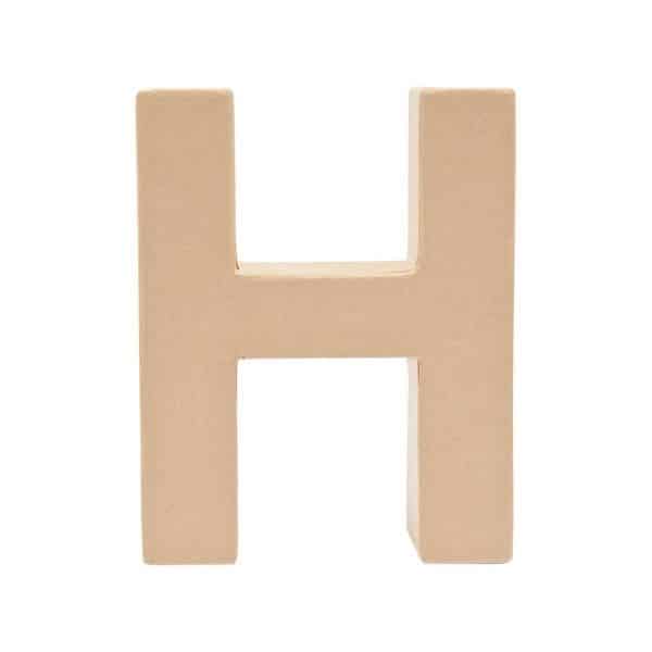 Rico Design 3D Papp-Buchstaben stehend H
