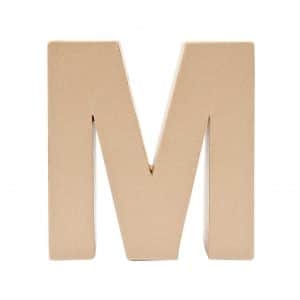 Rico Design 3D Papp-Buchstaben stehend M