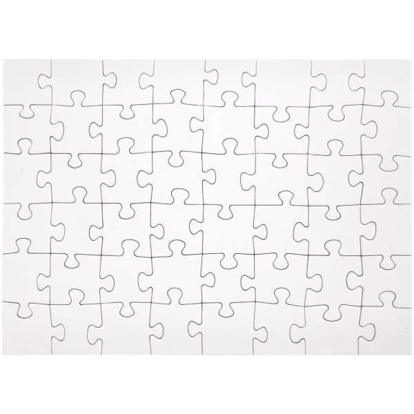 Rico Design Puzzle zum Selbstbemalen A4 48 Teile