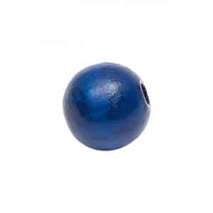 Rico Design Holz-Perlen 12mm 40 Stück dunkelblau