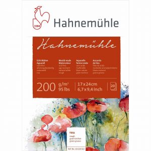 Hahnemühle Aquarellblock rau 200g/m² 20 Blatt 17 x 24 cm