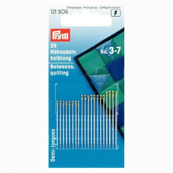 Prym Nähnadeln silber halblang No. 3-7 20 Stück