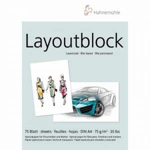 Hahnemühle Layout-Block A4 75 Blatt