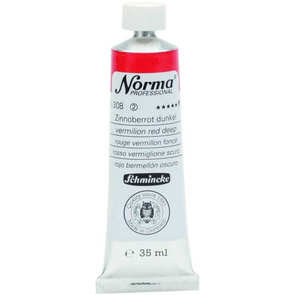 Schmincke Norma 35ml zinnoberrot dunkel