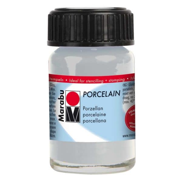 Marabu Porcelain 15ml metallic-silber