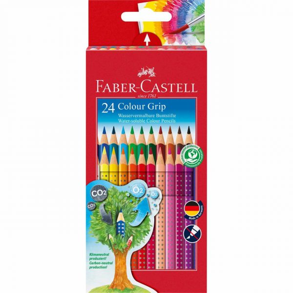 Faber Castell Colour Grip Farbstift Kartonetui 24teilig