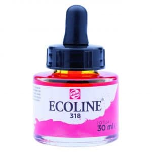 ECOLINE flüssige Wasserfarbe 30ml karmin