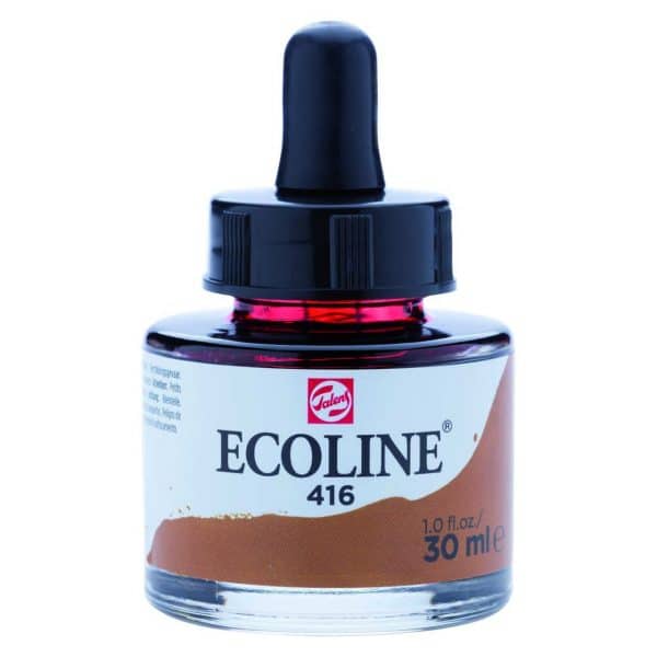 ECOLINE flüssige Wasserfarbe 30ml sepia