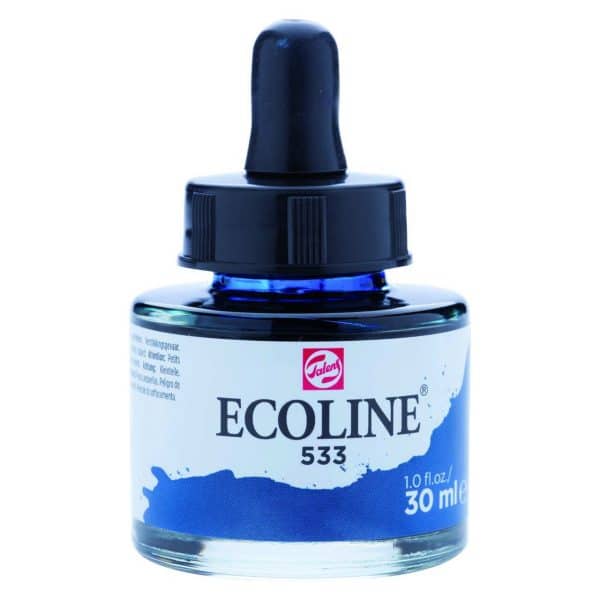 ECOLINE flüssige Wasserfarbe 30ml indigo