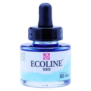 ECOLINE flüssige Wasserfarbe 30ml pastellblau