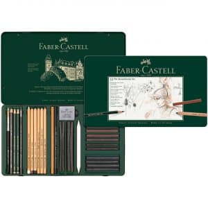 Faber Castell Pitt Monochrome Zeichenset 33teilig