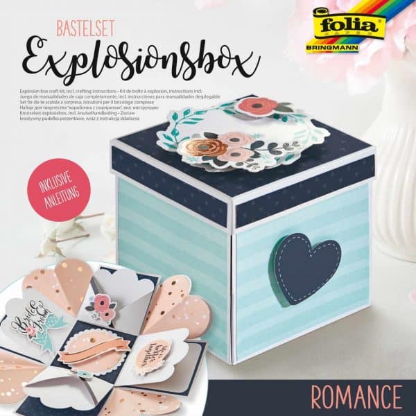 folia Explosionsbox Bastelset Romantik