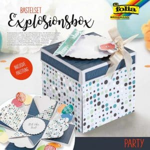 folia Explosionsbox Bastelset Party