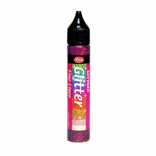 VIVA DECOR German Glitterliner 28ml fuchsia