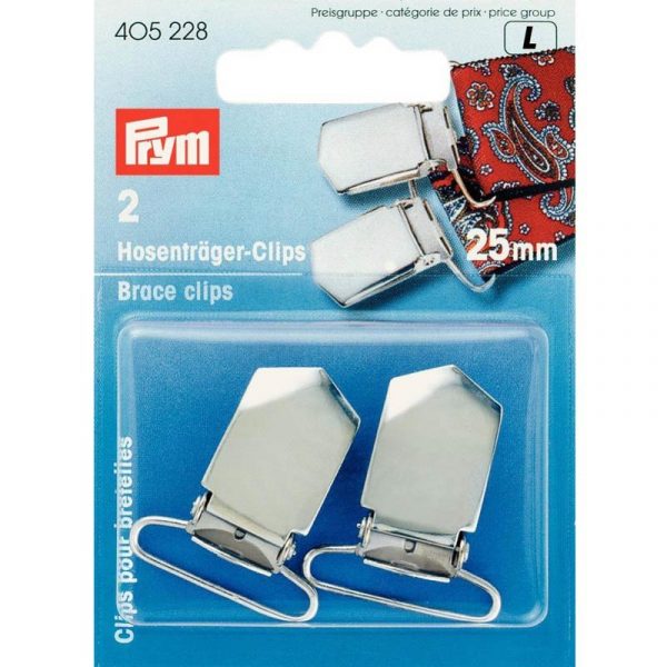 Prym Hosenträger Clips 25mm 2 Stück