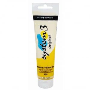 Daler-Rowney System 3 150ml cadmium yellow