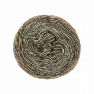 Lana Grossa Ecopuno Dégradé 100g 430m graubraun-beige