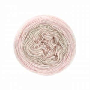 Lana Grossa Ecopuno Dégradé 100g 430m rosa-beige