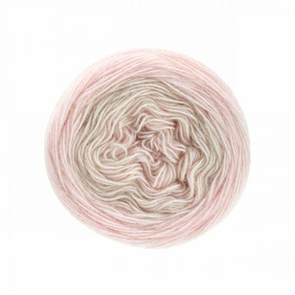 Lana Grossa Ecopuno Dégradé 100g 430m rosa-beige