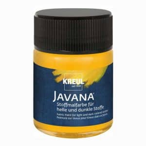 KREUL Javana Stoffmalfarbe helle und dunkle Stoffe 50ml goldgelb