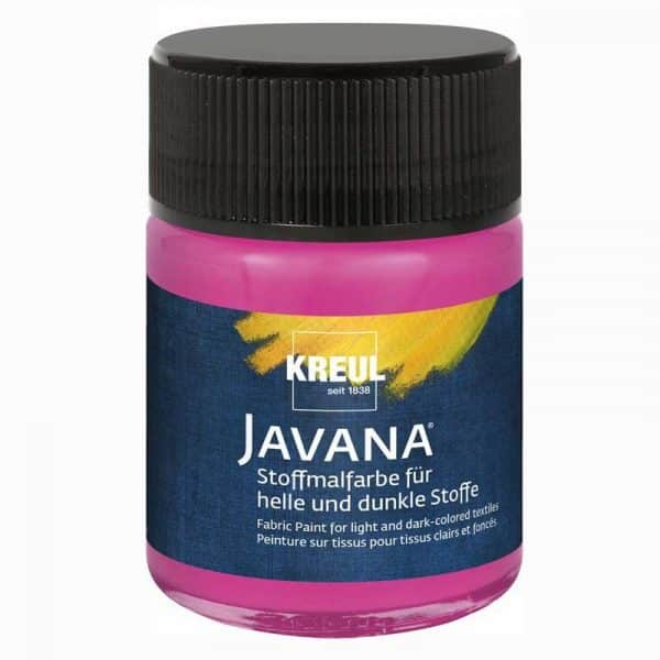 KREUL Javana Stoffmalfarbe helle und dunkle Stoffe 50ml magenta