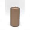 Kopschitz Flachkopfstumpenkerze 12x6cm sand metallic