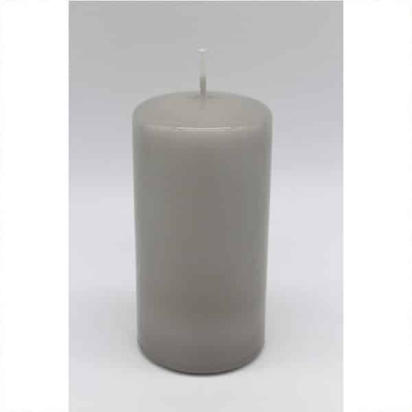 Kopschitz Flachkopfstumpenkerze 12x6cm moonstone