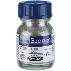 Schmincke Aqua-Bronze 20ml silber