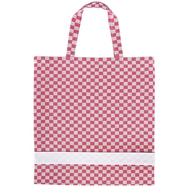 Rico Design Tasche rot-weiß 39x42cm