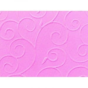 Marpa Jansen Prägekarton Arabesken 50x70cm 220g/m² rosa